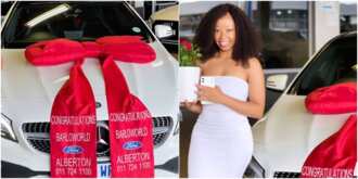 Young lady acquires Mercedes-Benz, shares adorable photos of new whip Young lady acquires Mercedes-Benz, shares adorable photos of new whip
