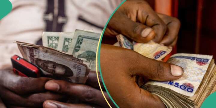 Naira to dollar exchange rate in official, unofficial markets