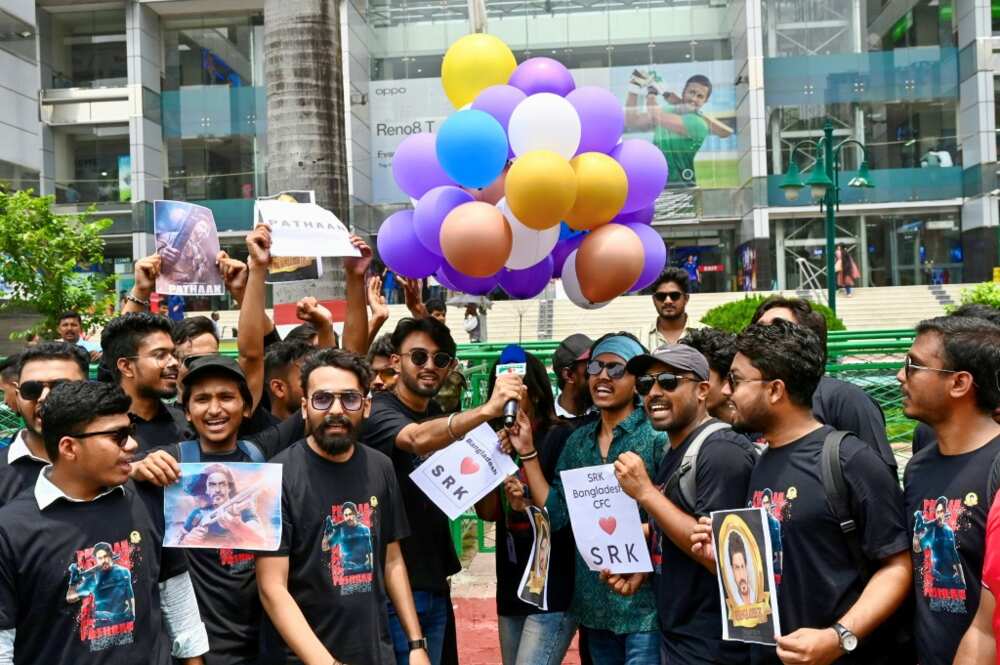 Thousands flock to cinemas in Dhaka as Shah Rukh Khan's blockbuster "Pathaan" hit the big screens, the first Bollywood movie to get a full release in Bangladesh in more than half a century