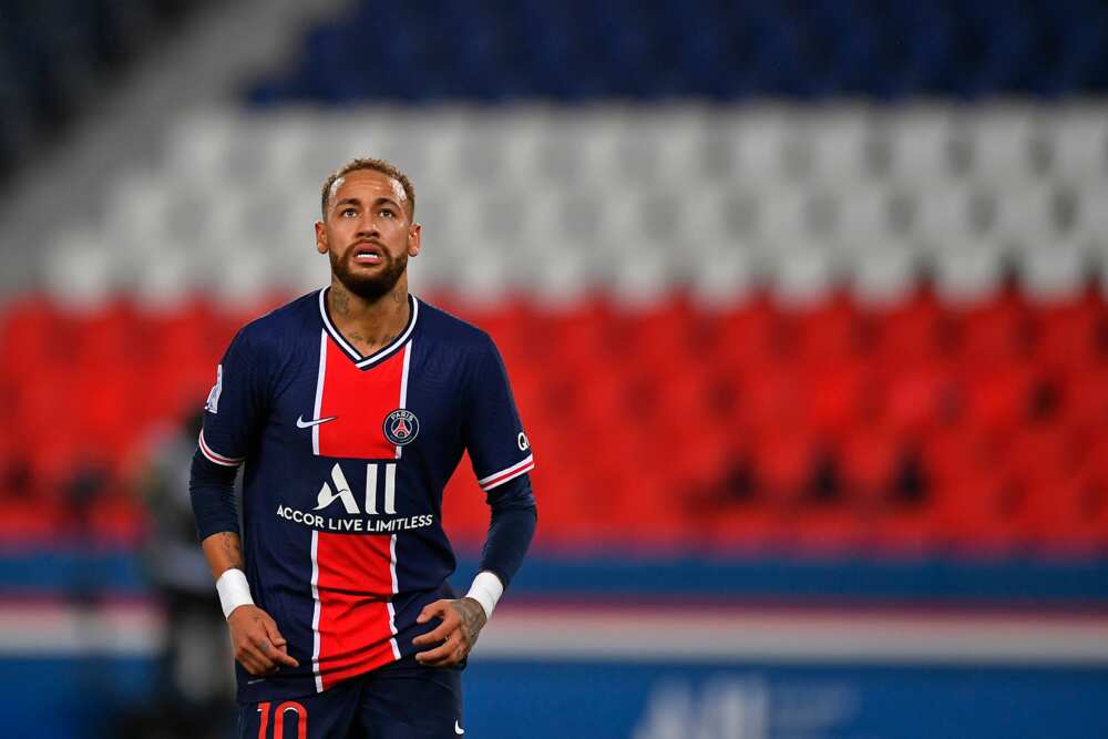 Neymar in action for PSG