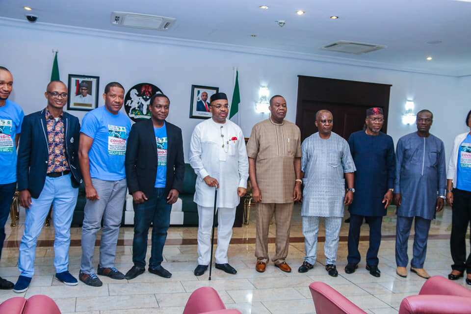 COVID-19: Gov Emmanuel meets Akwa Ibom health workers