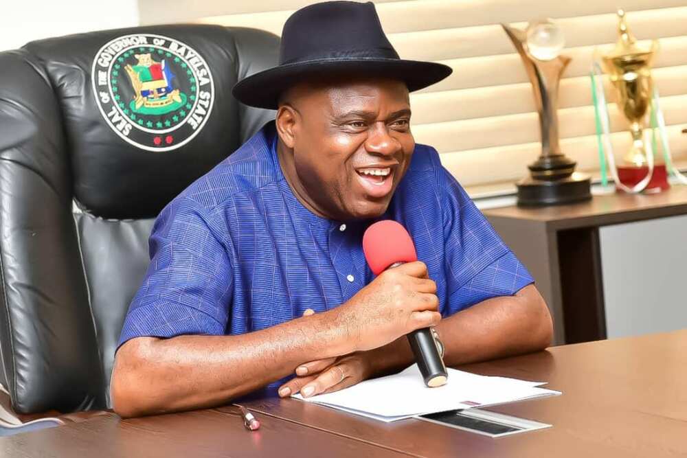 Governor Diri Duoye, Bayelsa state governor, flood