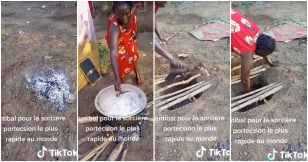 Mama put seller, items buried where she cooks Mama put seller, items buried where she cooks