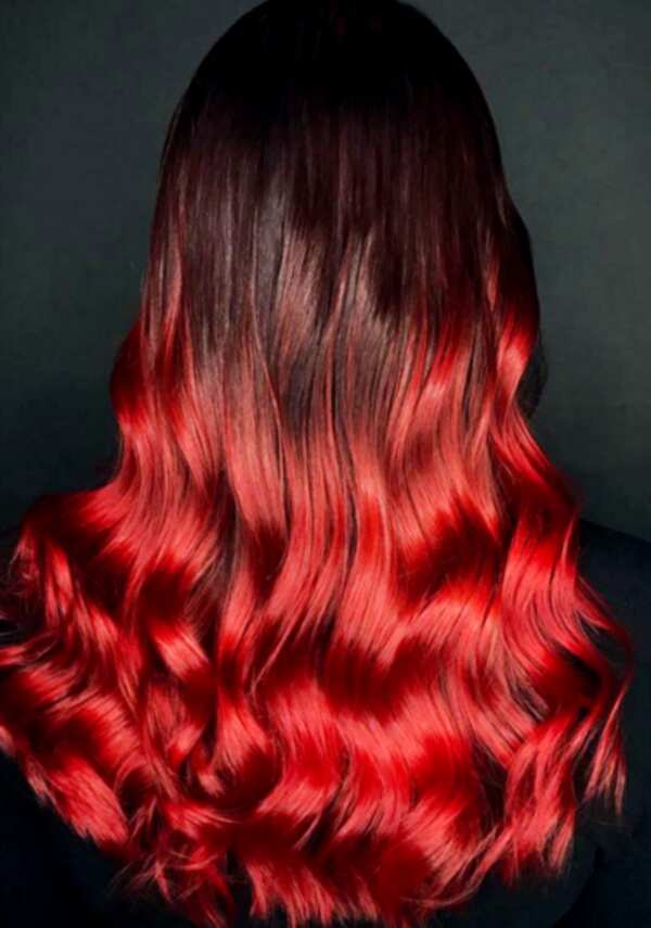 burgundy hair color