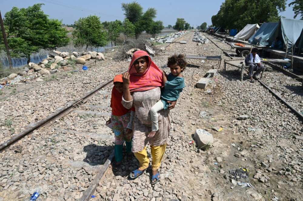 Heavily pregnant Fahmidah Bibi tried walking through flooded fields to seek medical help, but kept slipping and falling in the mud, so gave up Heavily pregnant Fahmidah Bibi tried walking through flooded fields to seek medical help, but kept slipping and falling in the mud, so gave up