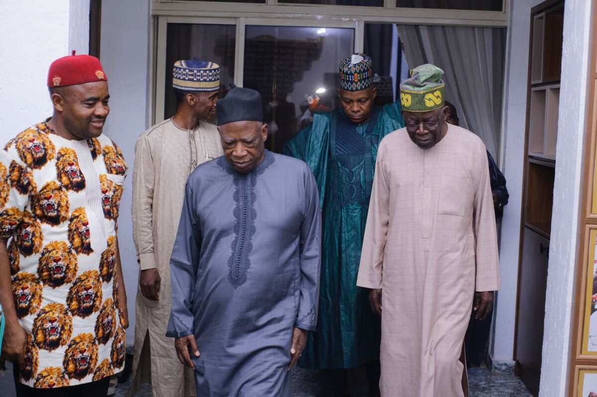 Photos Emerge As Tinubu Visits APC's Consensus National Chairman Ahead ...