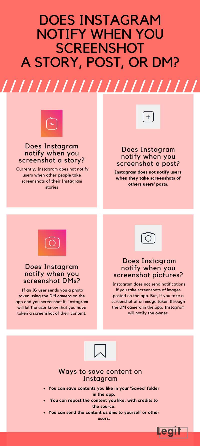 Does Instagram notify when you screenshot a story?