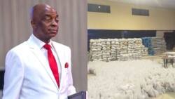 Bishop David Oyedepo distributes relief materials to flood victims in Kogi state