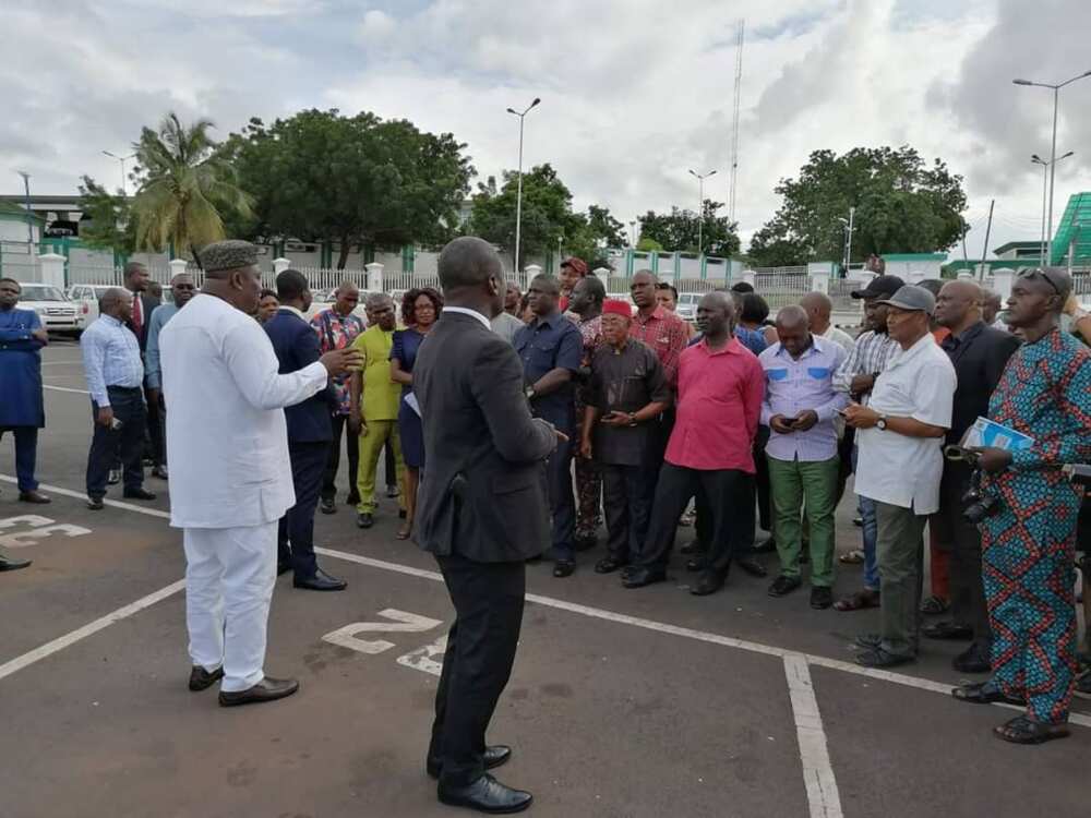Governor Ugwuanyi unveils newly procured security vehicles in Enugu