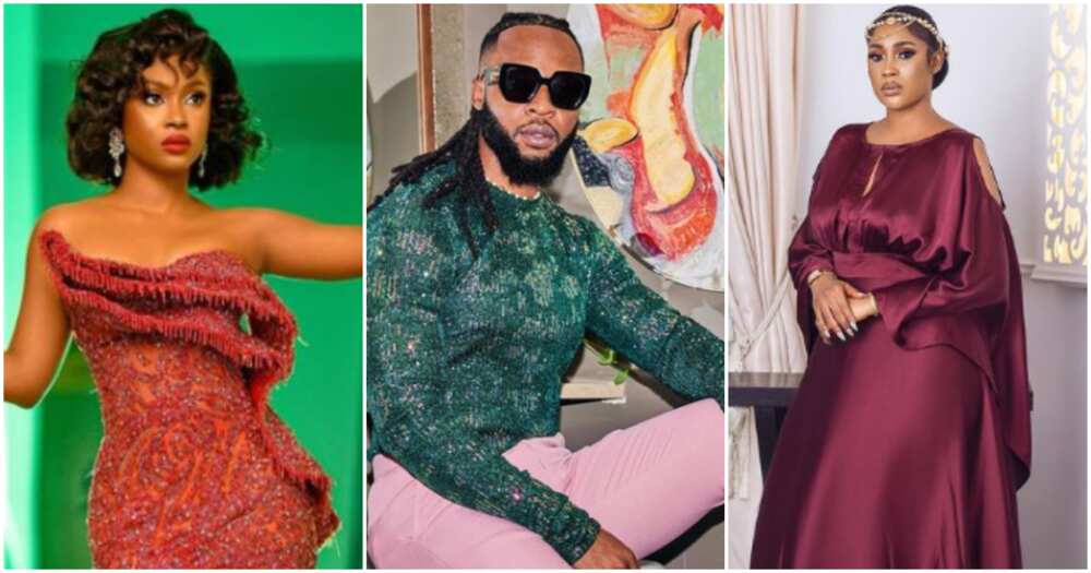 BBN's Bella, singer Flavour and baby mama Sandra