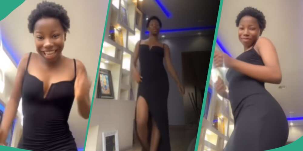 Video of comedian Emanuella dancing trends.