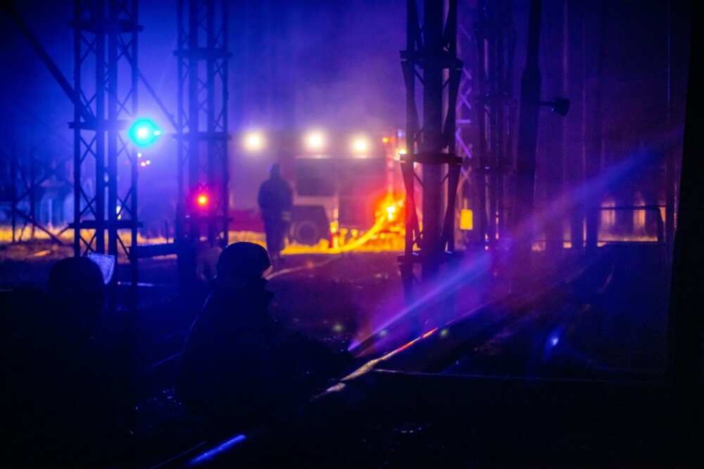 Ukrainian firefighters extinguish a fire at a power station in Kharkiv on September 11 following a missile strike Ukrainian firefighters extinguish a fire at a power station in Kharkiv on September 11 following a missile strike