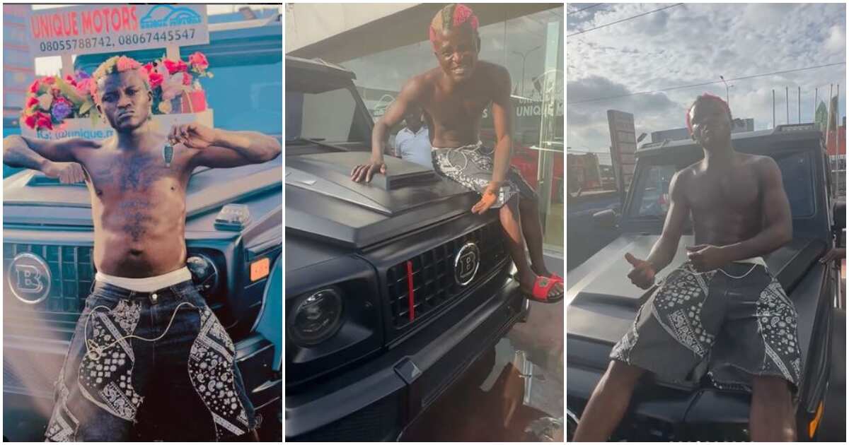 See photos as controversial singer Portable acquires a G-Wagon Brabus worth 280m