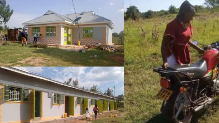 Woman dumped by hubby builds beautiful home, rentals after hustling as Okada rider