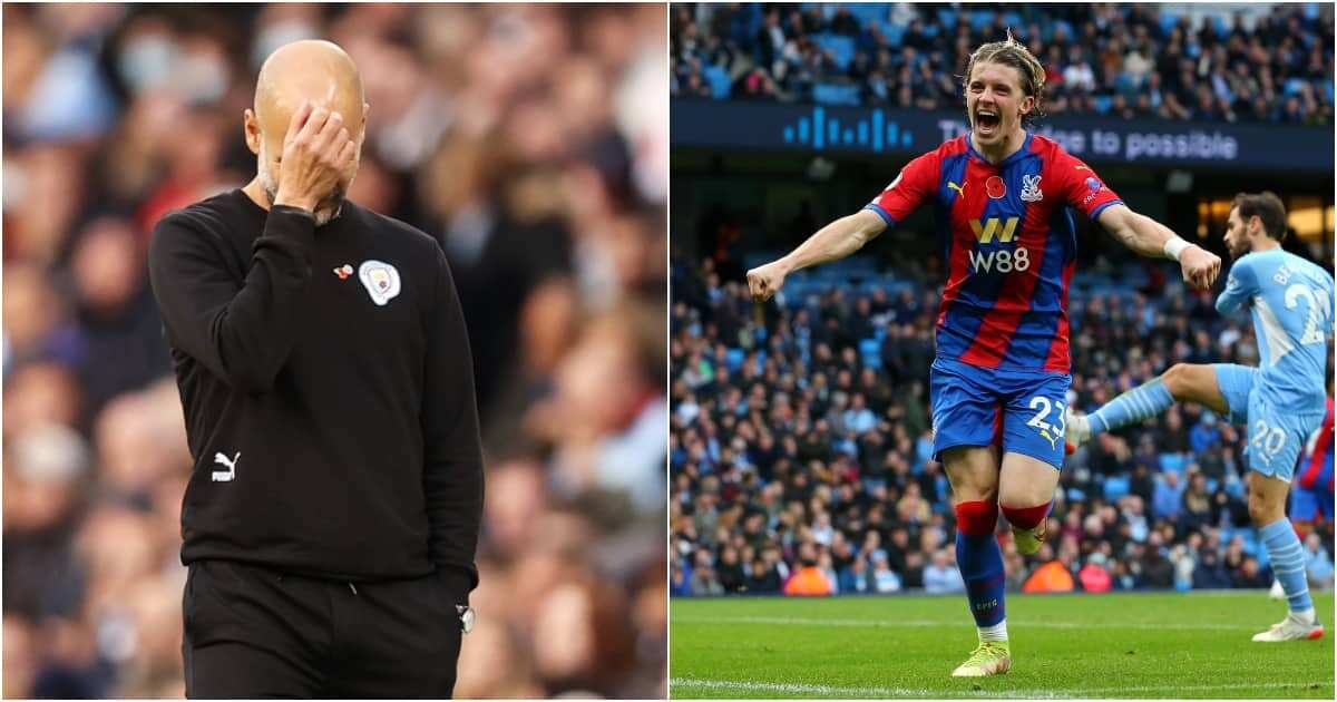 Aymeric Laporte sees red as Man City suffer heartbreaking EPL home defeat against Crystal Palace