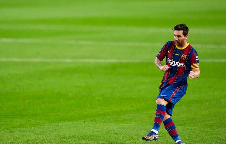 Barcelona star Lionel Messi in action for the Catalans