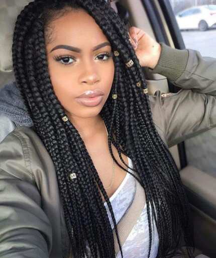 Nigerian natural hair weaving styles - Legit.ng