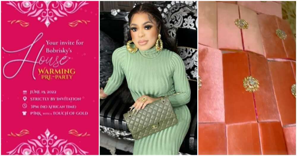 Bobrisky called out over housewarming party