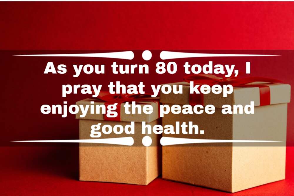 80th birthday prayer