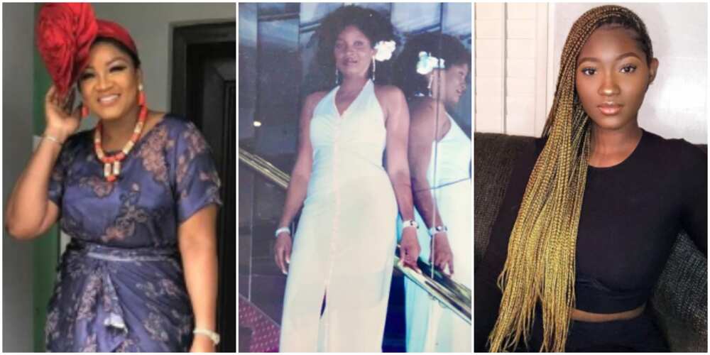 Omotola Jalade Ekeinde's daughter tells the story behind her viral birthday dress, shares mom's throwback photo