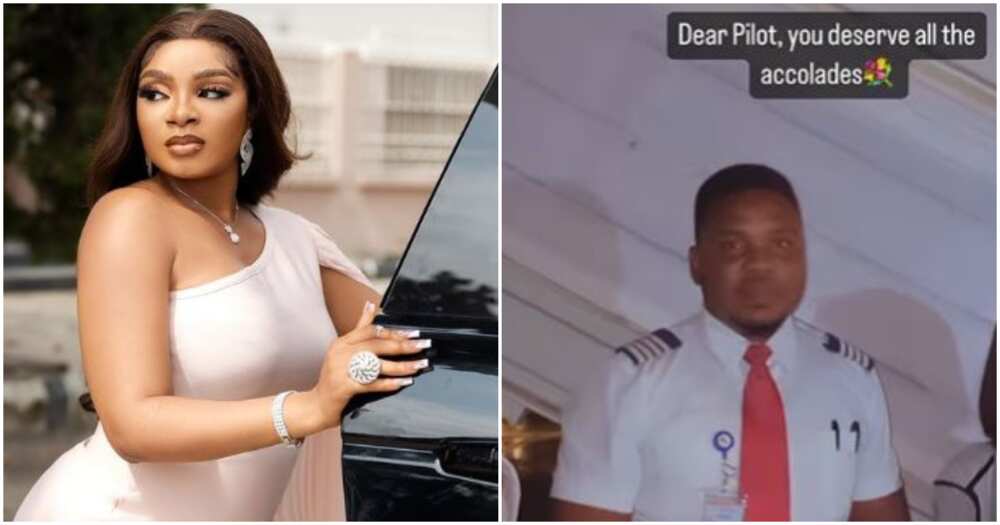BBNaija star Queen and pilot BBNaija star Queen and pilot