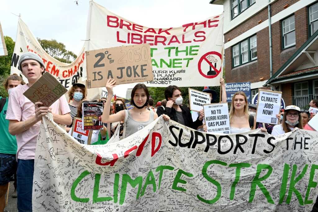 Australian school students join global climate protest