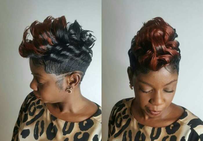 30 beautiful short hairstyles for black women - Legit.ng
