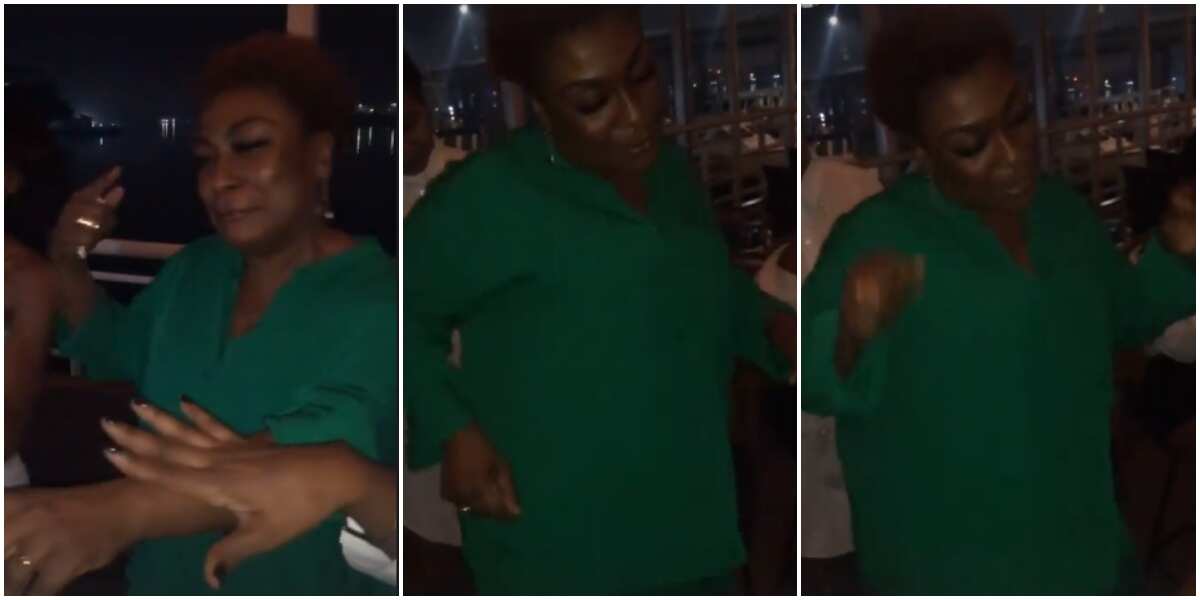 Hot stepper: Burna Boy's mum shows off dance skills as she busts moves to her son's songs