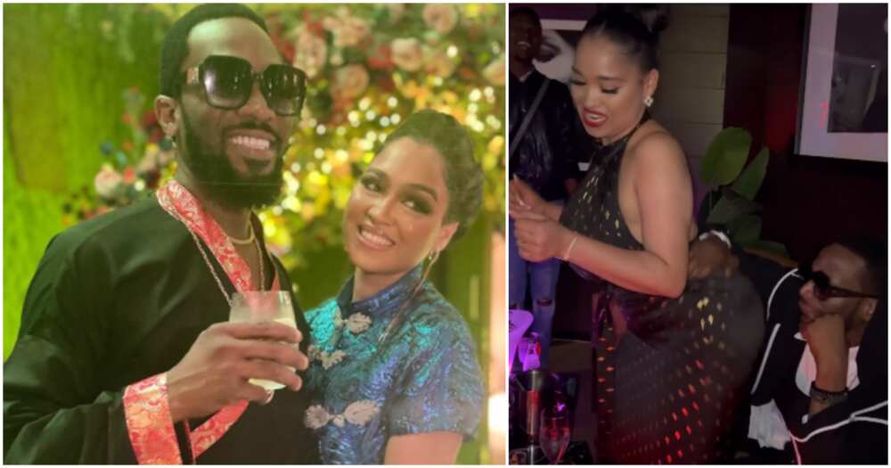D'banj's wife shakes her behind for him