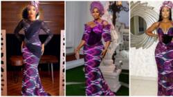 Lilian Afegbai, 5 others serve ankara style goals at burial ceremony of Don Jazzy's mother
