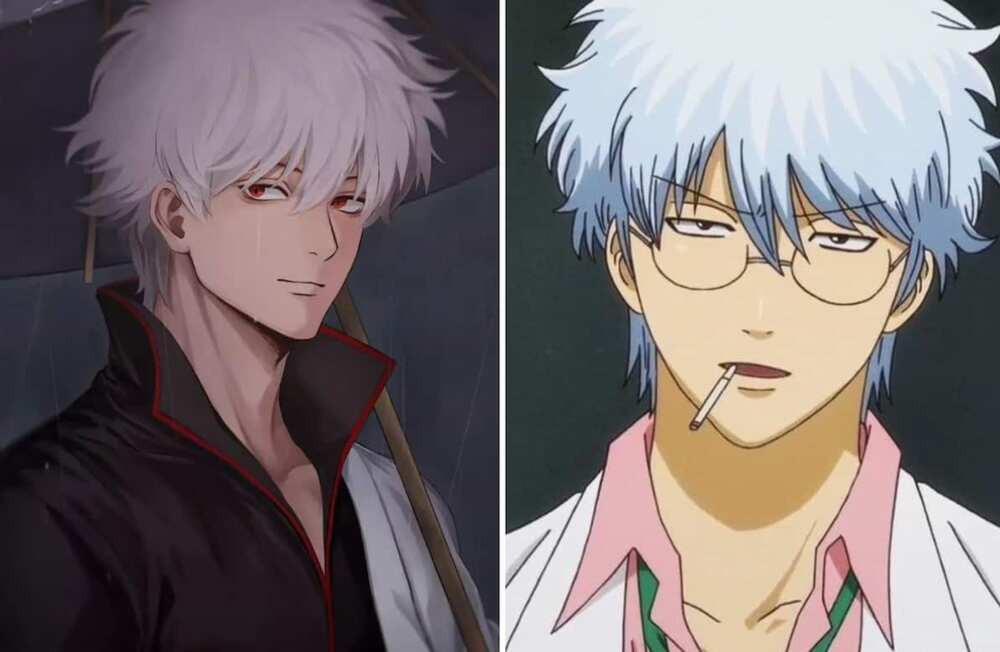 Anime characters with white hair Anime characters with white hair