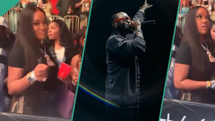 "Understanding wife": Fans react as Clips of Chioma attending Davido's show at the MSG goes viral