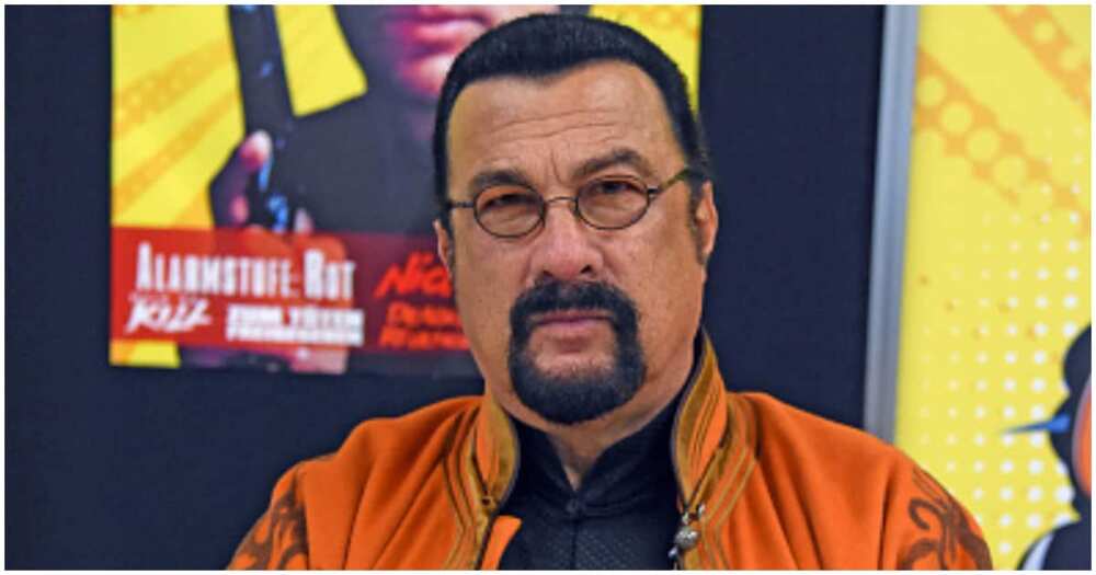 Actor and martial artist, Steven Seagal