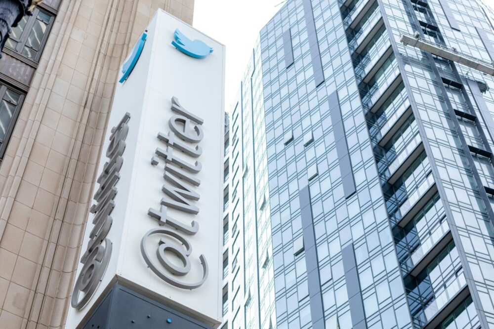 Twitter's San Francisco headquarters are seen in October 2022