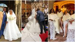It is official: Videos of the sweet moment Rita Dominic and her hubby Fidelis Anosike tied the knot trends