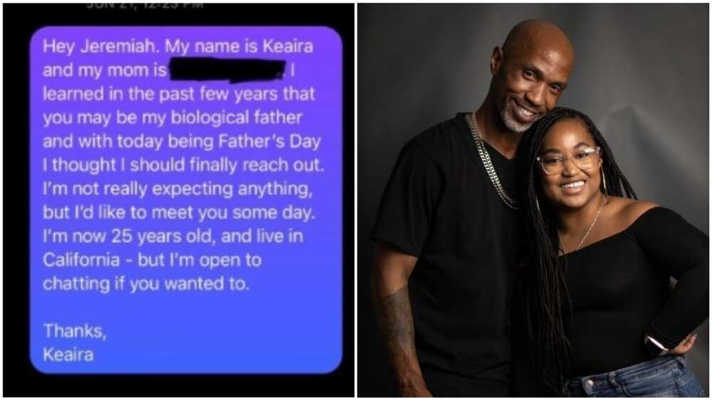 After 25 years, lady finally found her father on Twitter who separated from mum