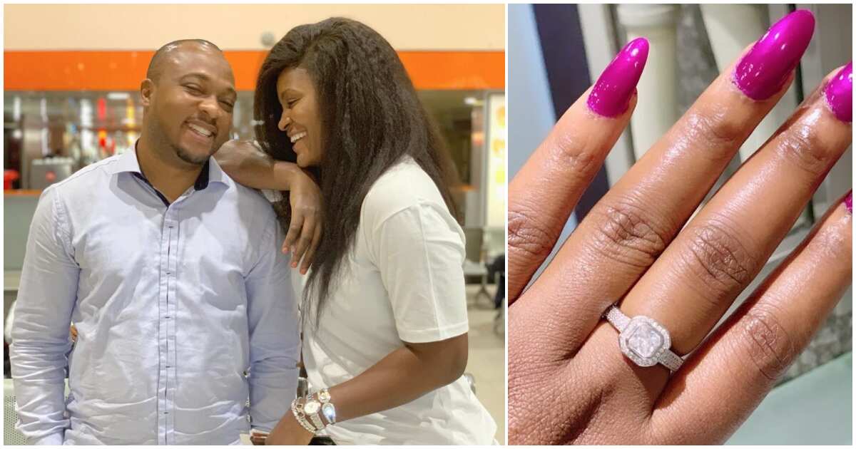 Nollywood actress Chizzy Alichi flaunts her ring as she gets engaged ...