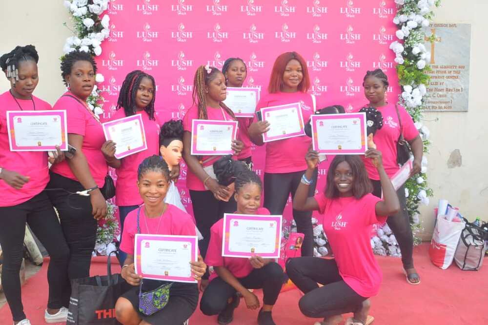 Over 500 Youth Benefited from Lush Academy Free Vocational Styling Workshop in Asaba