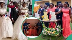 Lovely photos emerge as twin grooms wed twin sisters on the same day in Ebonyi