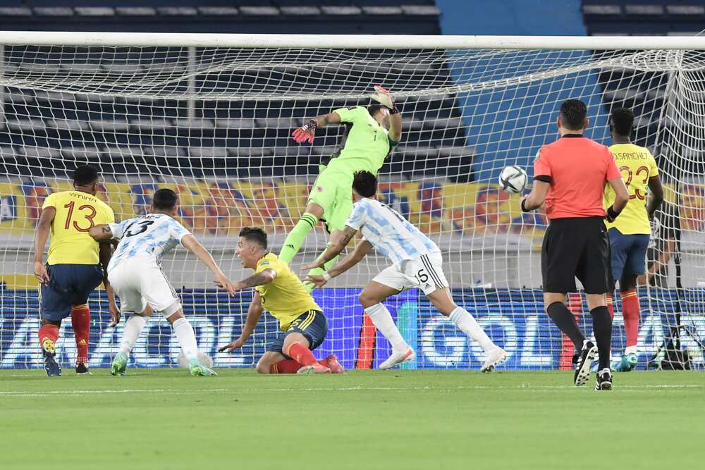 Colombia vs Argentina.