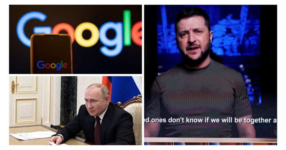 Google ta ɗau mataki game da yaƙin Ukraine da Rasha.