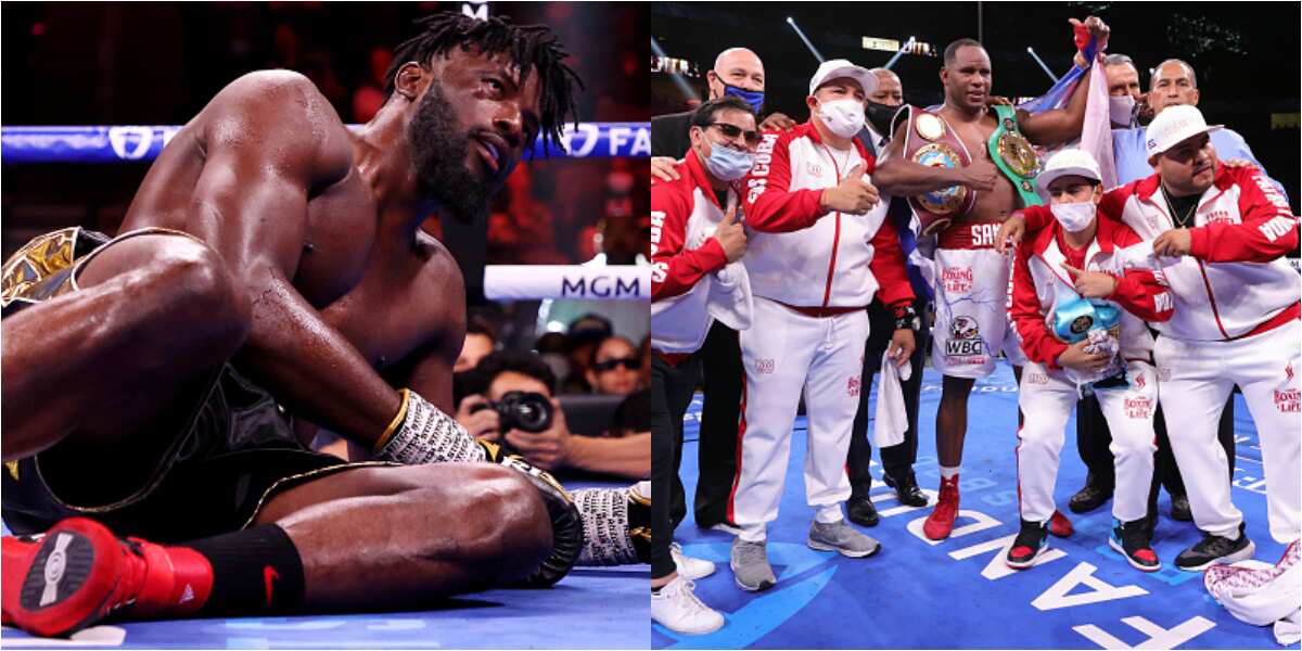 Nigerian heavyweight boxer Efe Ajagba suffers first career defeat, gets knocked down