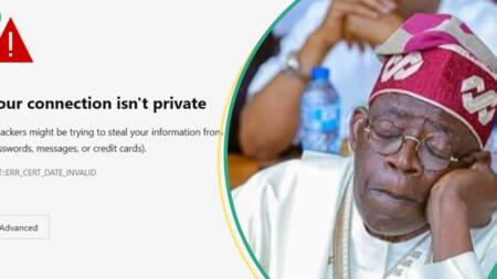 "Attackers might steal your information": Nigerian govt's official website outdated, unsafe to use