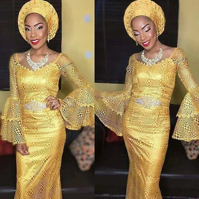 hausa lace styles