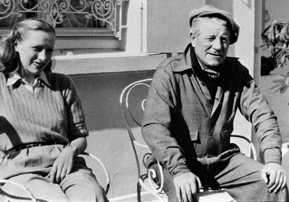 Jean Gabin et son épouse Christian Fournier