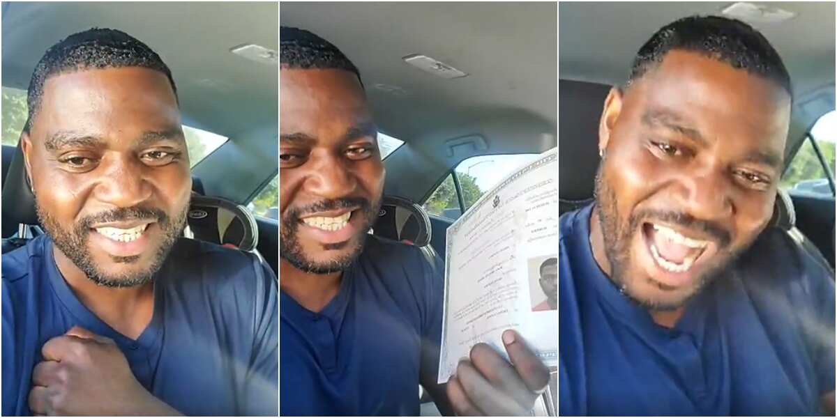 Finally, I'm a US citizen: Nollywood actor excited as he shows off his certificate online