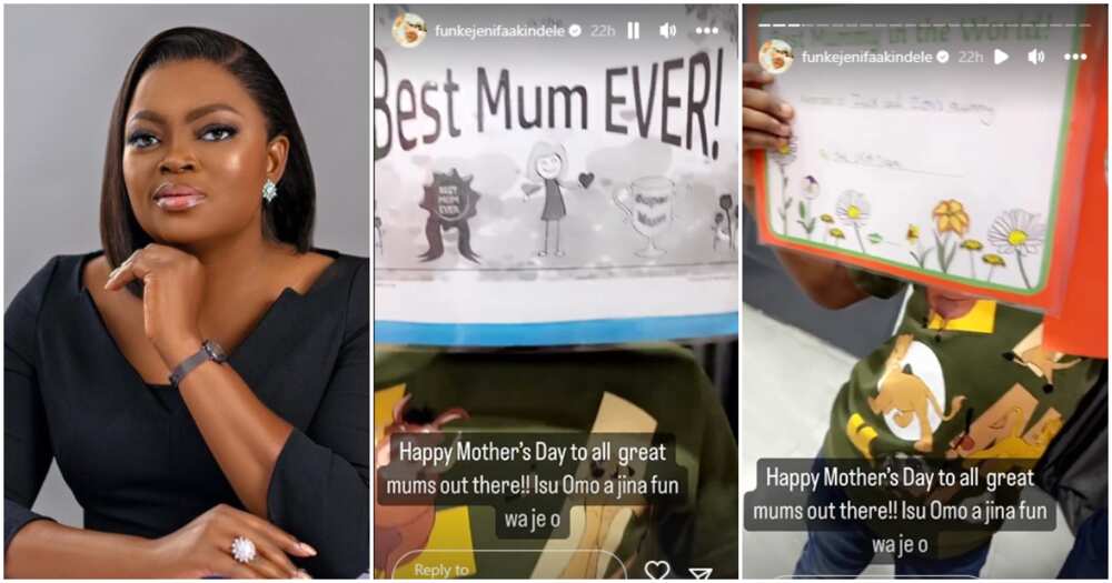 Actress Funke Akindele celebrates Mother's Day