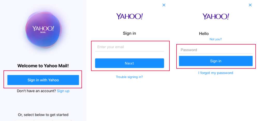 How to change Yahoo mail password on iPhone