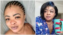 Dayo Amusa tells fan to 'worry less' after she was advised to stop bleaching