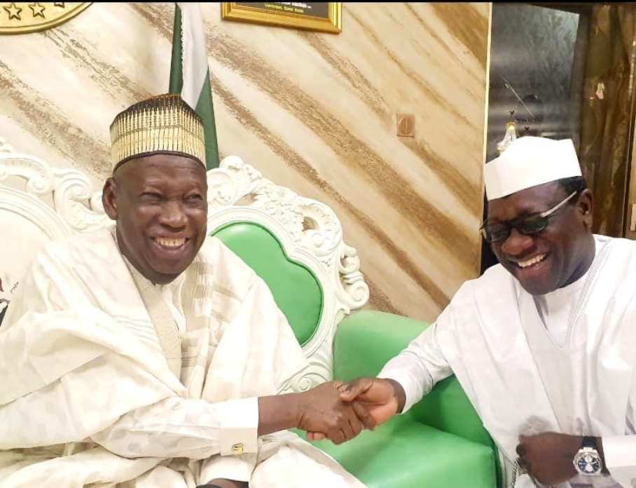 Abdulmumin Jibrin and Governor Ganduje f Kano state